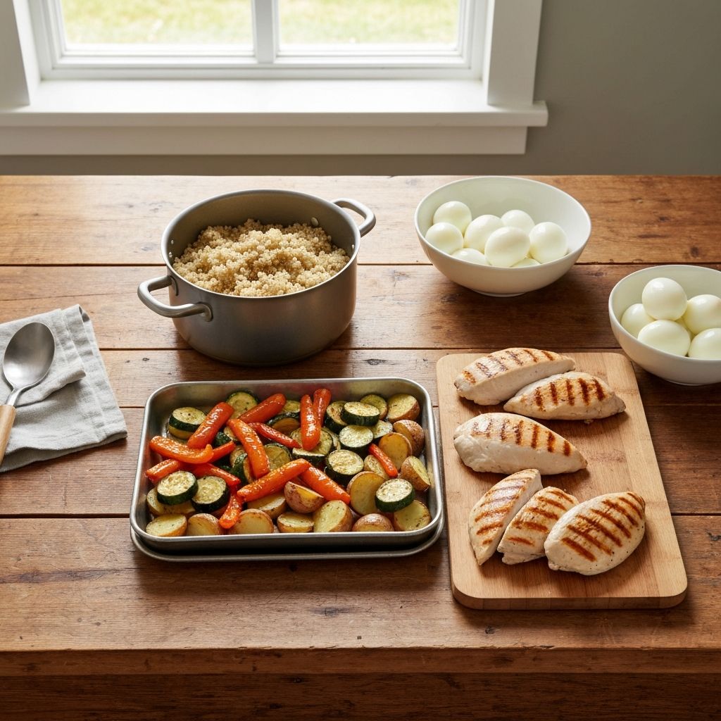 Component cooking preparation