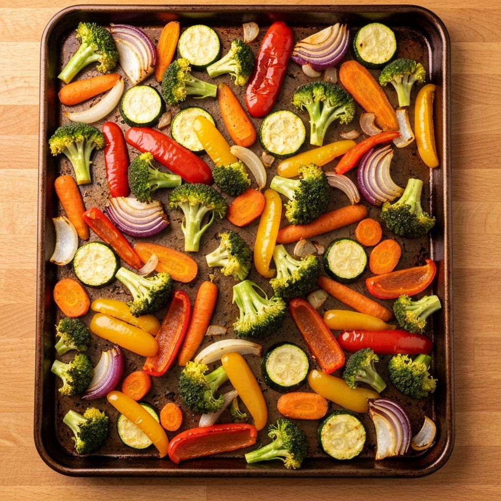 Sheet pan roasting preparation